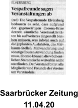 Saarbrücker Zeitung 11.04.20