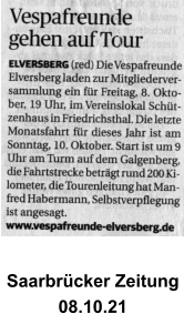 Saarbrücker Zeitung  08.10.21