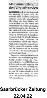 Saarbrücker Zeitung  22.04.22