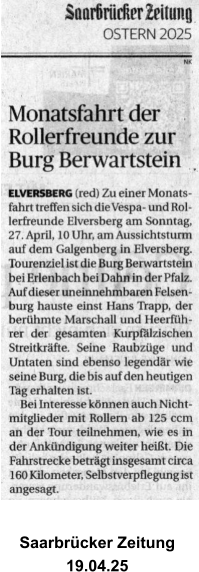 Saarbrcker Zeitung  19.04.25