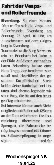 Wochenspiegel NK  19.04.25