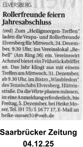 Saarbr�cker Zeitung  04.12.25