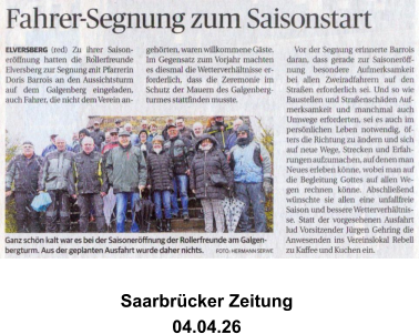 Saarbr�cker Zeitung  04.04.26