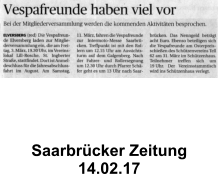 Saarbrücker Zeitung 14.02.17