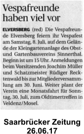 Saarbrücker Zeitung 26.06.17