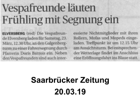 Saarbrücker Zeitung 20.03.19