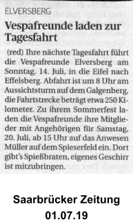 Saarbrücker Zeitung 01.07.19